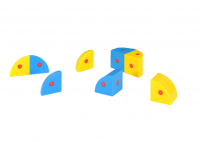 Набор Полидрон Магнитные блоки 3D "Сферы и цилиндры"