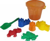 Набор №325: ведро "Макси", лопата №6, формочки
