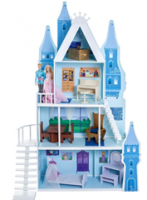 Зимний дворец Барби "Горный хрусталь" с 16 предметами мебели и текстилем