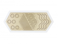 Декоративная тактильная панель - «Рельефные формы»