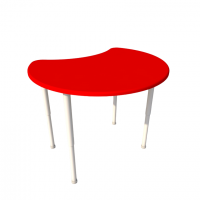 Стол Лепесток, регулируемый по высоте (г.р. 0-3), 700х560 мм, ЛДСП