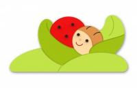 Декоративная арка "Божья коровка" 58х28 см